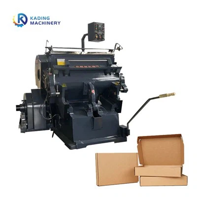 Sıcak folyo damgalama yarı otomatik karton kalıp kesme makinesi